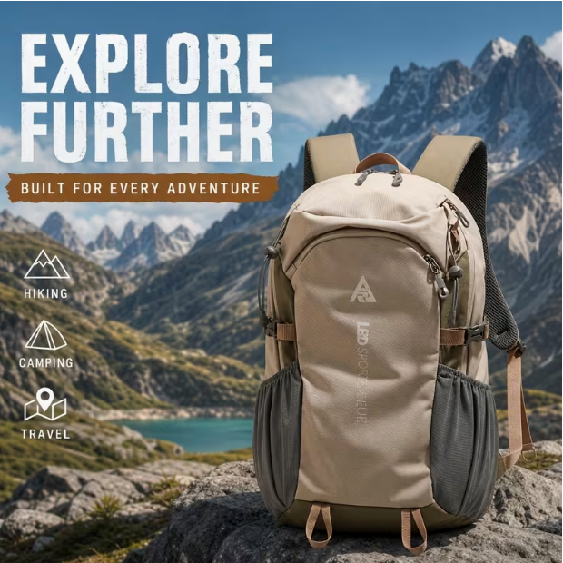 Large-capacity Women's Fashion Backpack, Travel Daypack, Simple-style School Bag and Hiking Backpack, Suitable for Shopping, Outings, and Commuting