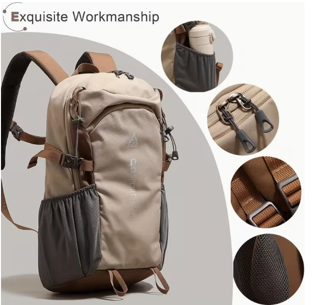 Large-capacity Women's Fashion Backpack, Travel Daypack, Simple-style School Bag and Hiking Backpack, Suitable for Shopping, Outings, and Commuting